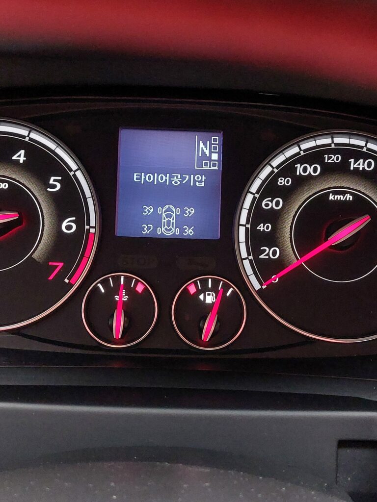 sm7 tpms 기능창