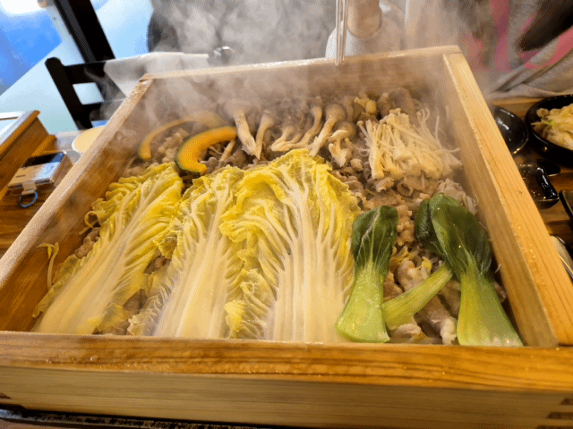 도안동 맛집 편백연가 편백찜 완성!