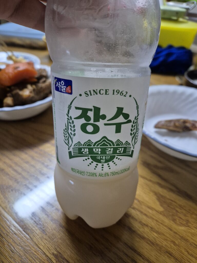 장수 생막걸리 국내산 쌀