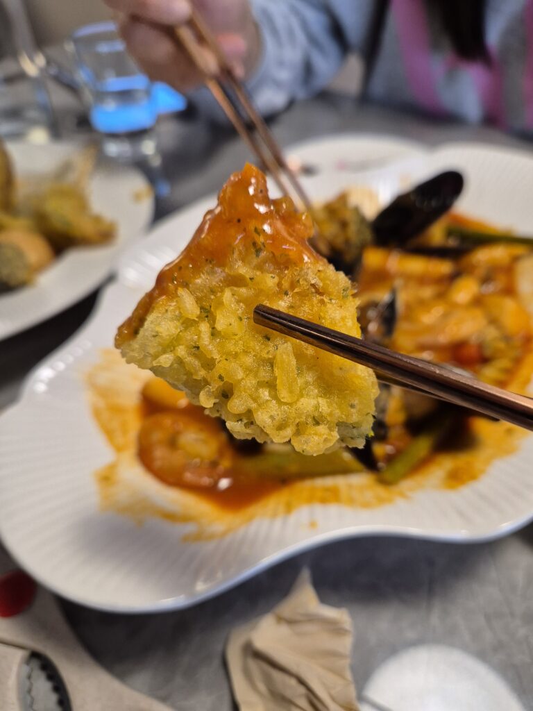 계룡 맛집 분식공방 고구마 튀김