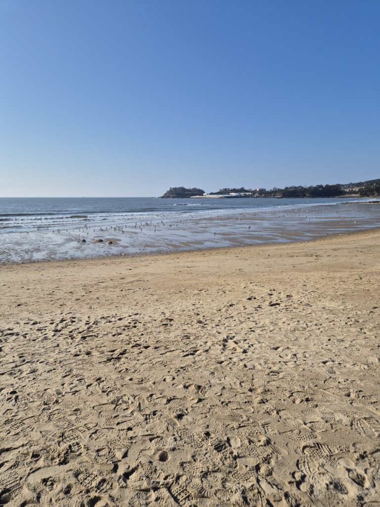 변산 격포해수욕장 전경