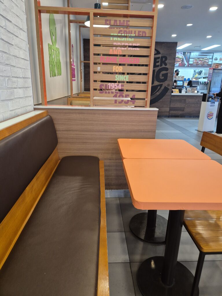 관저동 버거킹 매장 사진