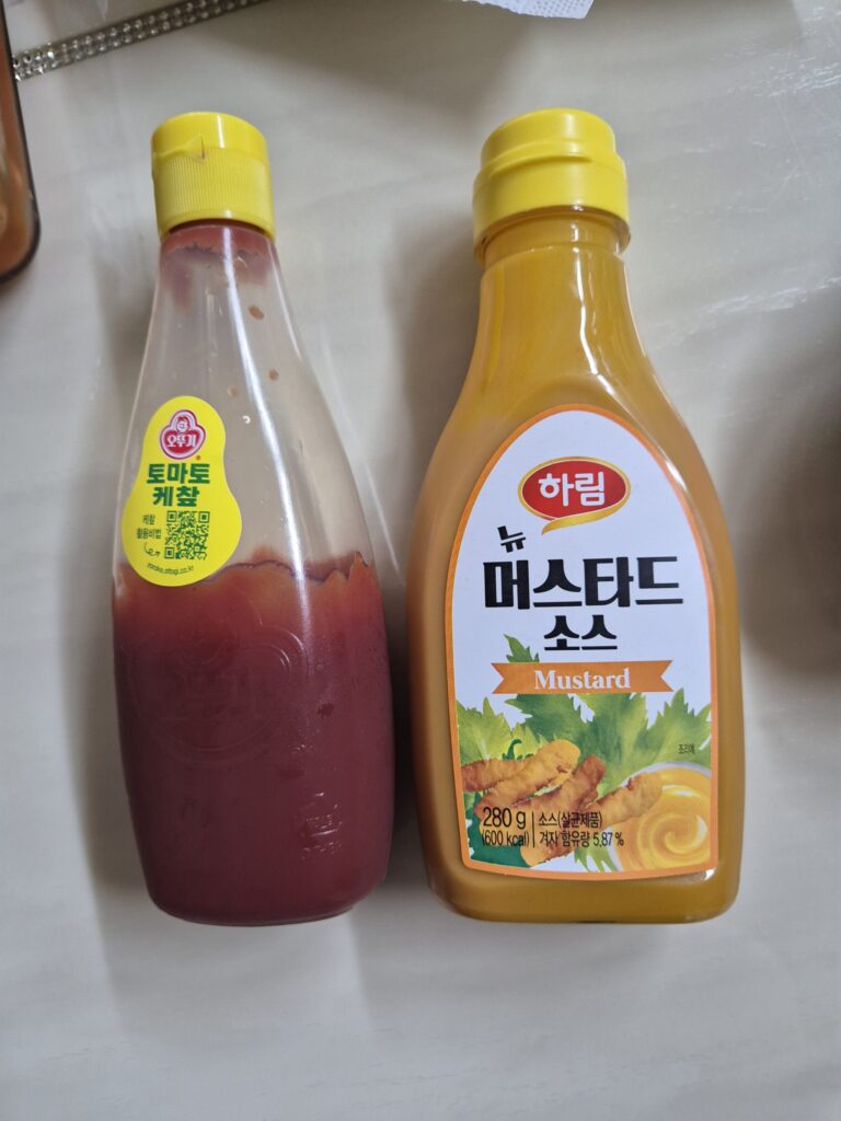 오뚜기 토마토 케찹 VS 하림 뉴 머스타드 소스
