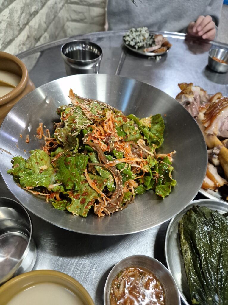 원내동 맛집 그집족발 막국수