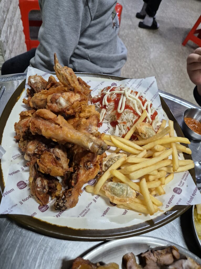 원내동 맛집 그집족발 후라이드 통닭