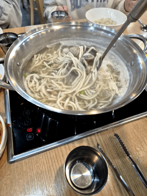 관저동 온천칼국수 물총칼국수 2인분