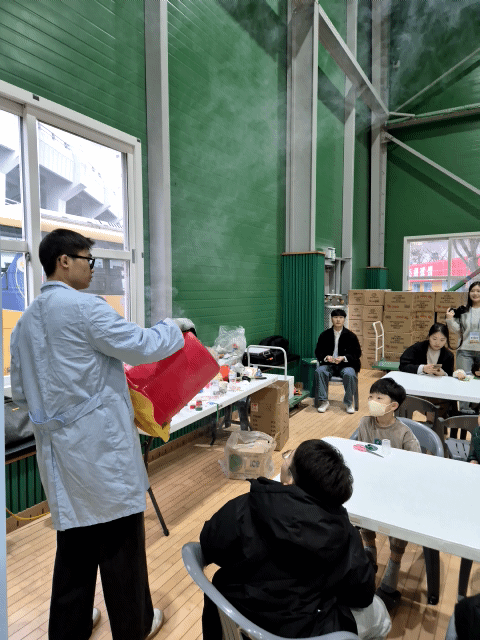 딸기과학키즈존 공기대포 만들기 시범 영상