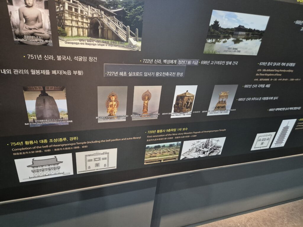 황룡사 역사문화관2층 신라시대 유물 안내도4