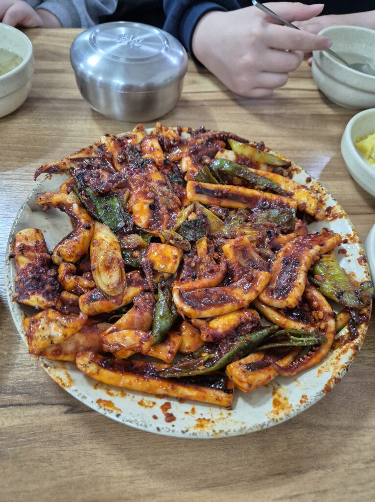 경주단골식당 오징어불고기