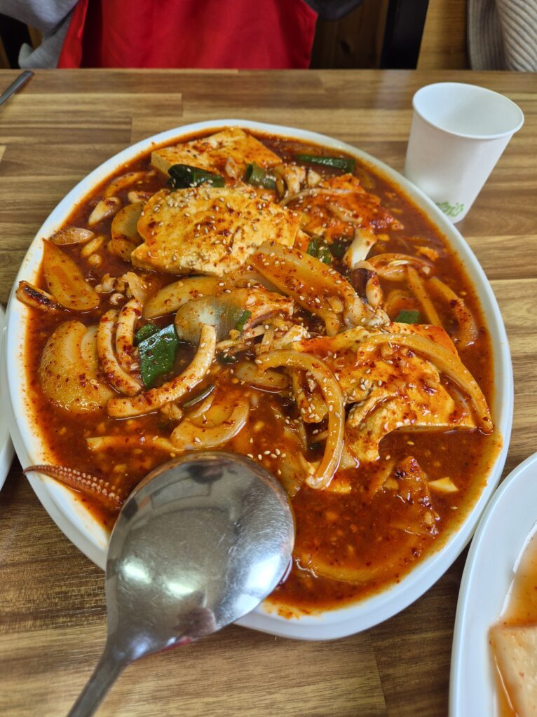원내동 맛집 대복식당 오징어 두부두루치기