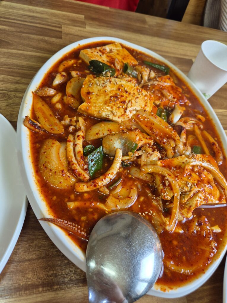 원내동 맛집 대복식당 오징어 두부 두루치기