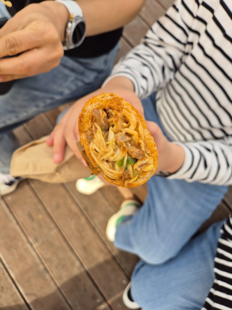 여수당 바게트 먹기전