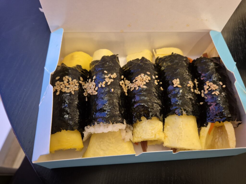바다김밥 계란