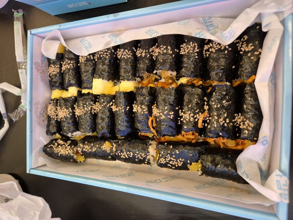 모둠김밥구성
