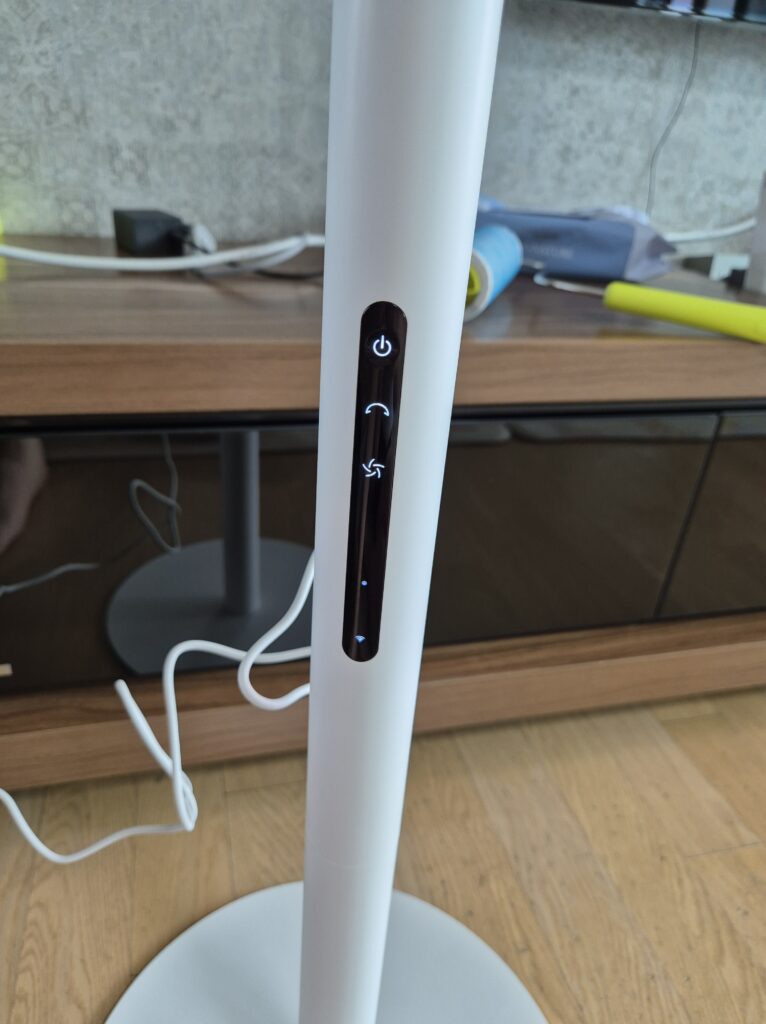 샤오미 9세대 선풍기 터치식 버튼
