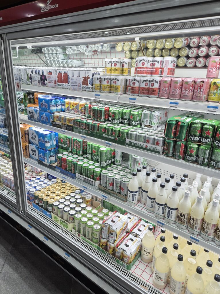 거제 소노캄 마트 주류 종류