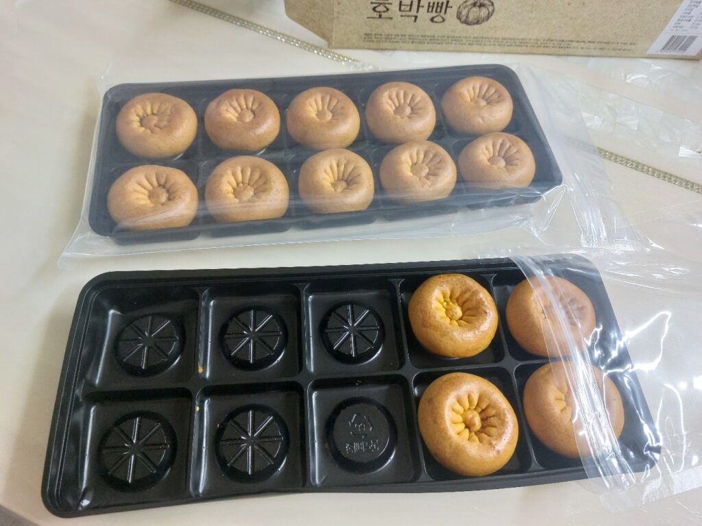 울릉도 호박빵 모양