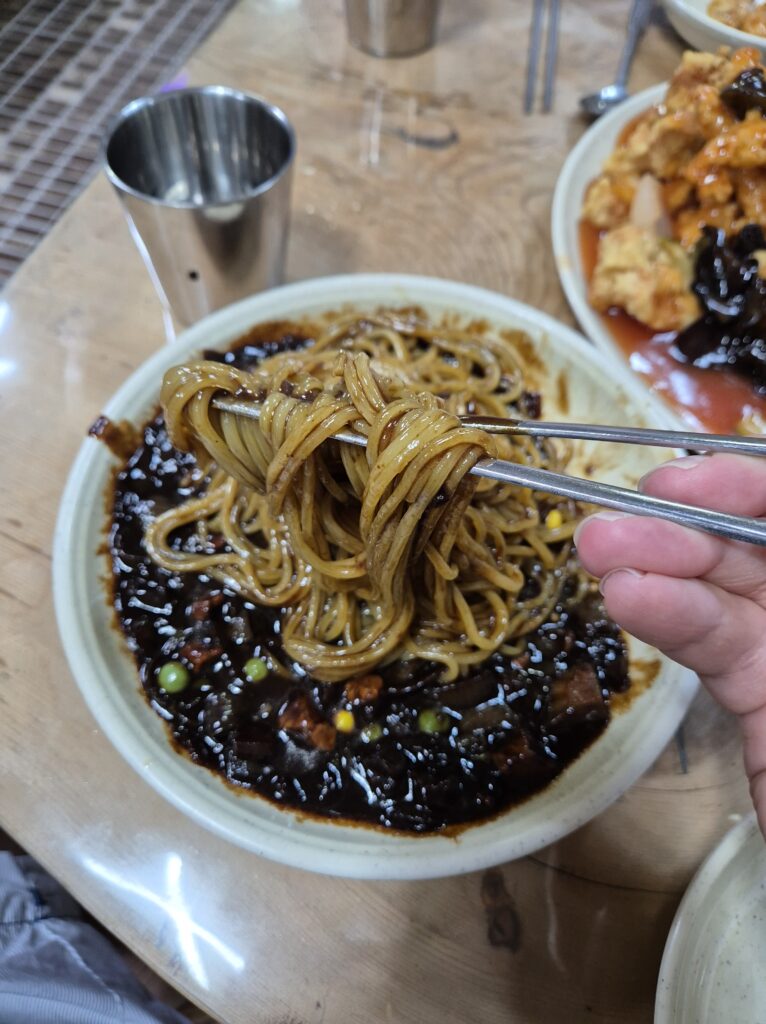 거제 일운반점 짜장면 면발