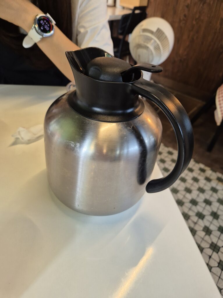 대전 돈까스 맛집 만동경양식 보냉 냉수 주전자