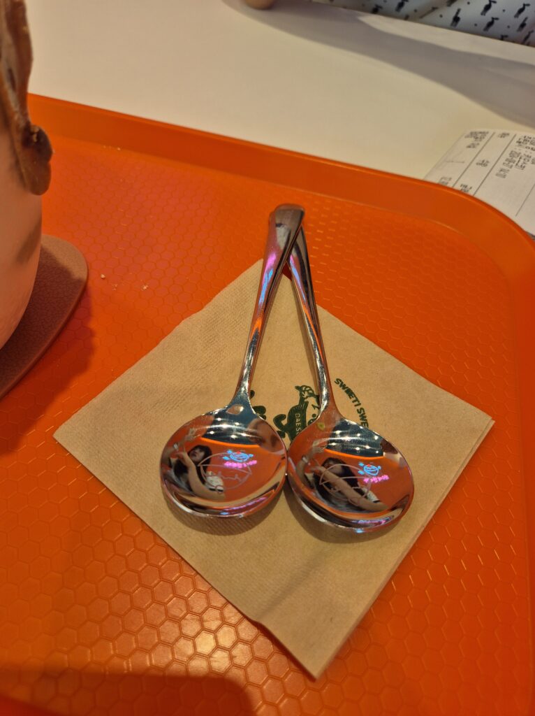 관저동 대설 팥인절미빙수 숟가락