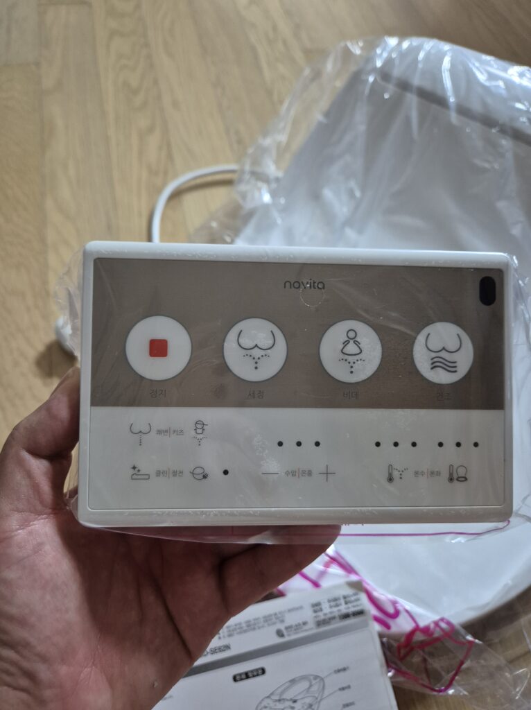 노비타 방수비데 리모콘