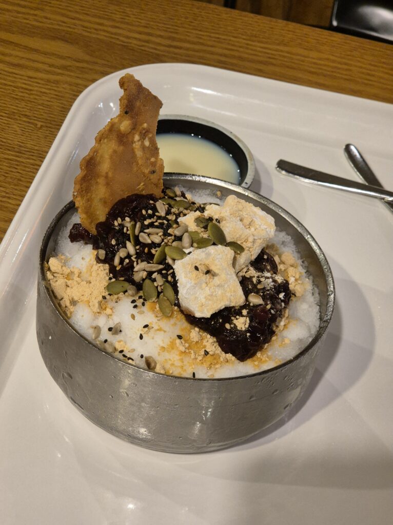 테라스키친 인절미 빙수