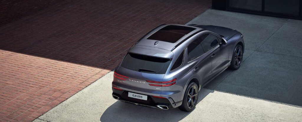 2025년형 GV70 후면 외관 사진