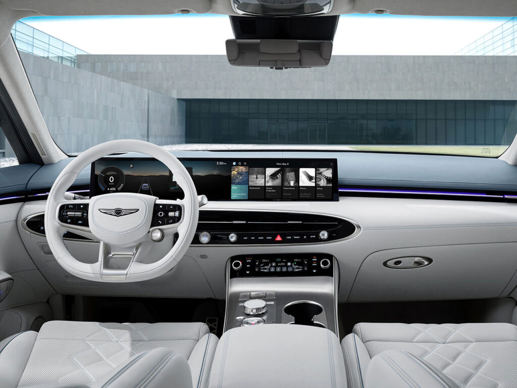 2025년형 제네시스 GV70 EV 1열 센터페시아
