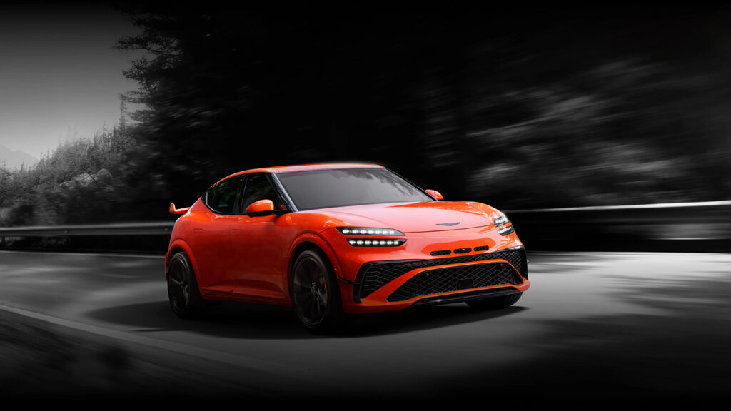 제네시스 GV60 마그마 2026년형 전면사진