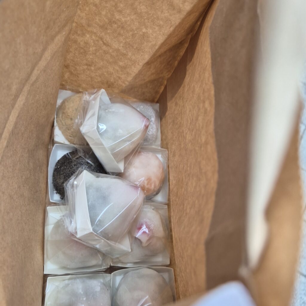 10개 포장 완료! 이젠 먹어 볼까?