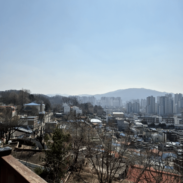 대동 하늘마을에서 바라본 대전 풍경