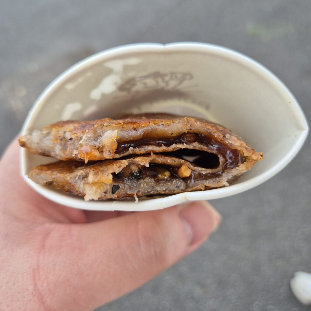 대전 호떡 맛집 관저동 흑미찹쌀호떡 속안