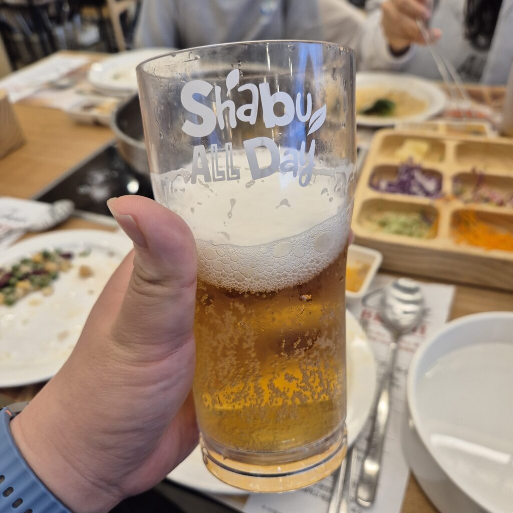용인 샤브올데이 맥주 무한