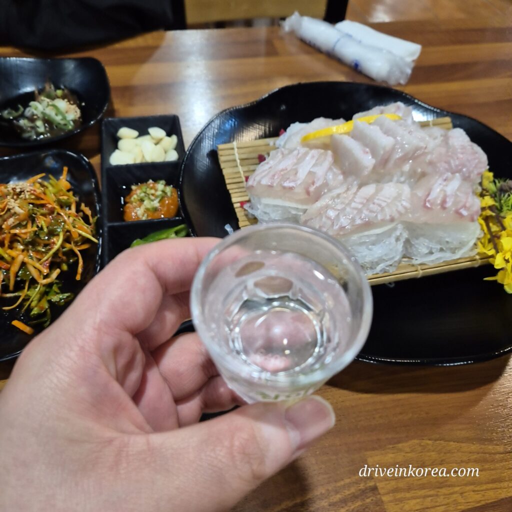회에는 소주는 필수!