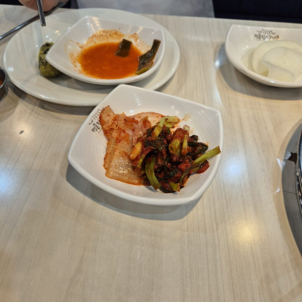 관저동 명륜진사갈비 파김치
