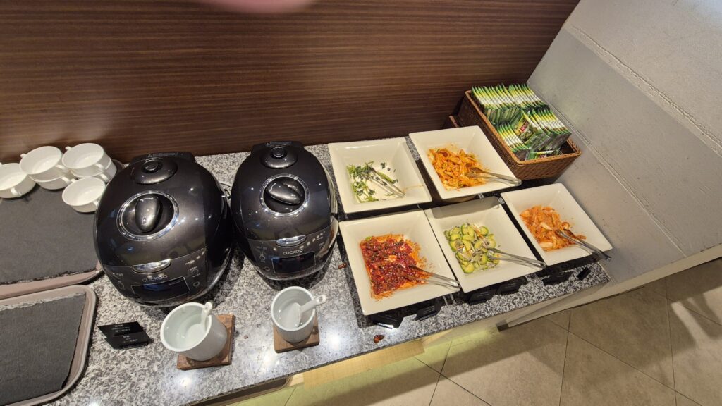 소노캄거제 조식 한식밥