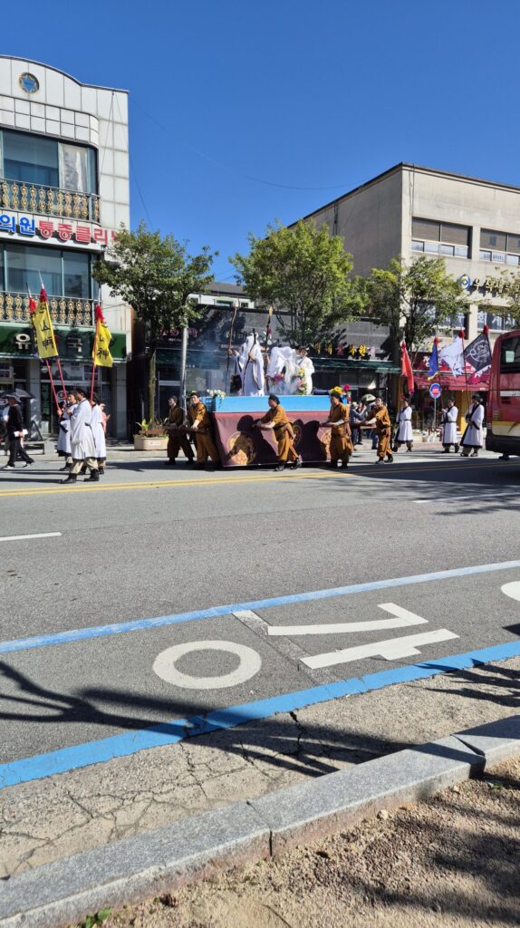 부여 백제문화제 퍼레이드 선녀와 신선들
