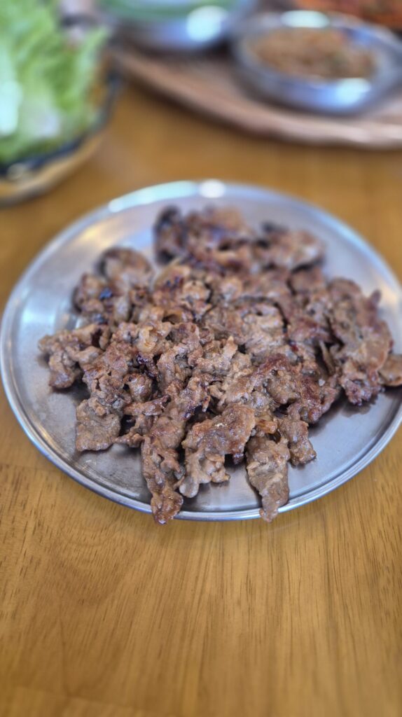 연탄석쇠불고기 간장불고기