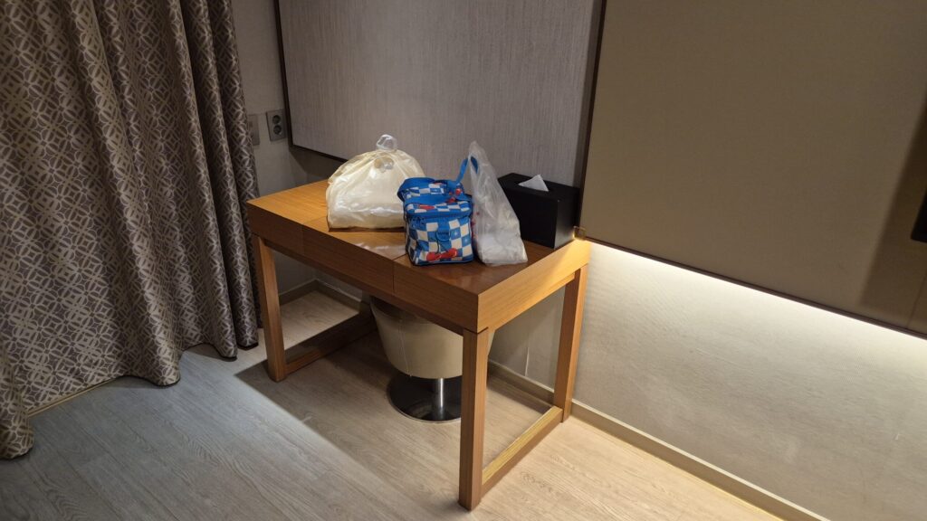 거제 소노캄 패밀리객실 화장대