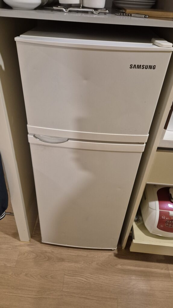 거제 소노캄 패밀리 취사룸 냉장고 커서 좋다.