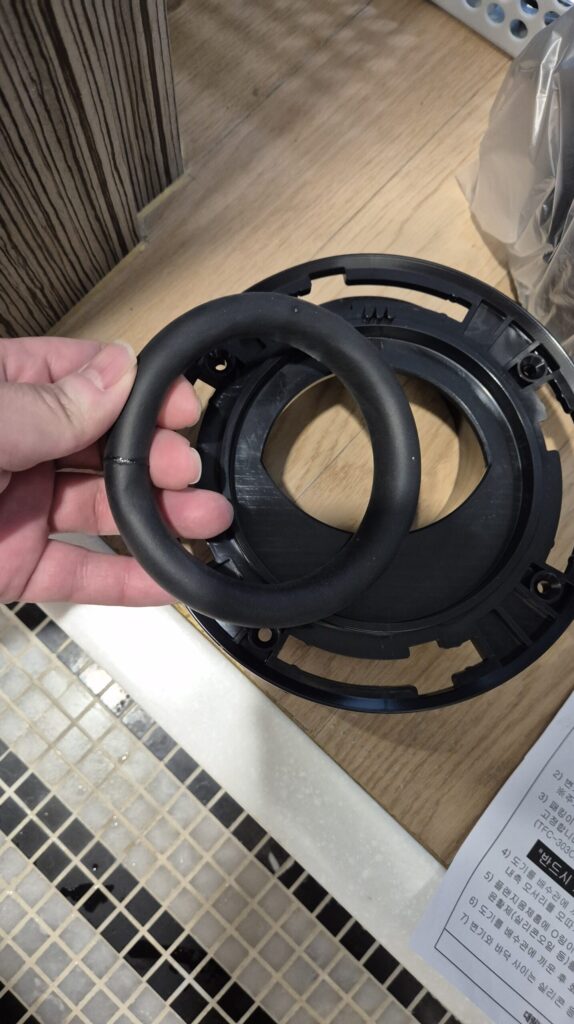 대림바스 변기 편심 패킹 두께는 튼실하다!