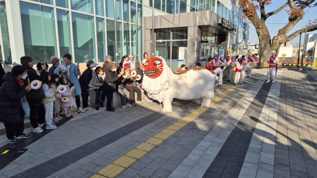 진잠축제 사자놀이