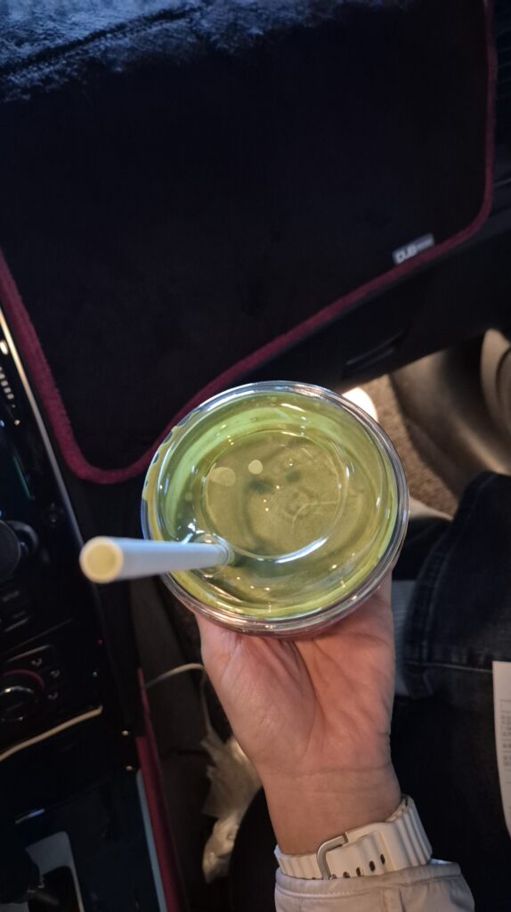 성심당 말차크림라떼 꾸덕함이 느껴짐