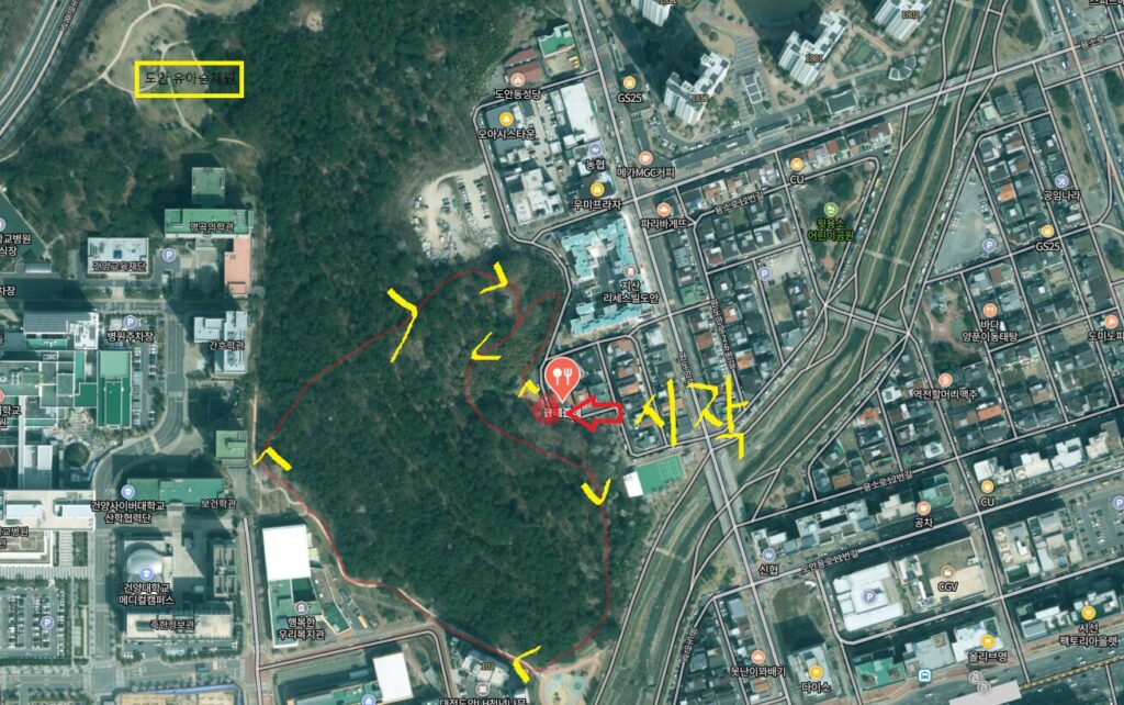 도안유아숲체원 산책코스