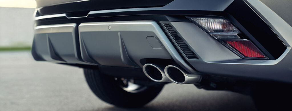 26년형 투싼 하이브리드 N라인 리어 범퍼 & 스키드 플레이트 / 싱글 트윈팁 머플러