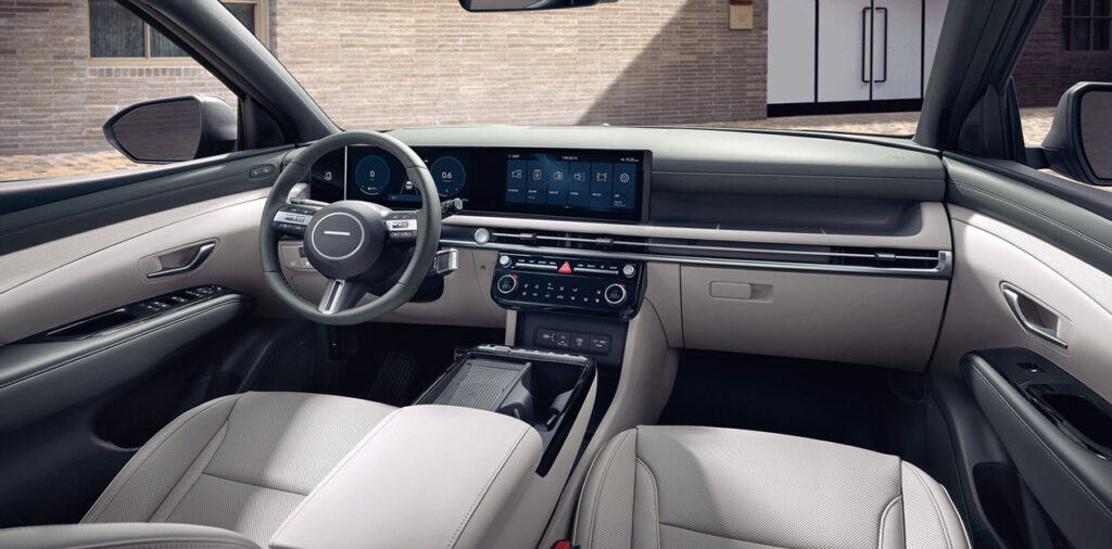 2026년식 투싼 1열 실내사진