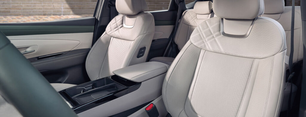 현대 2026년형 투싼 퀼팅 천연가죽 시트