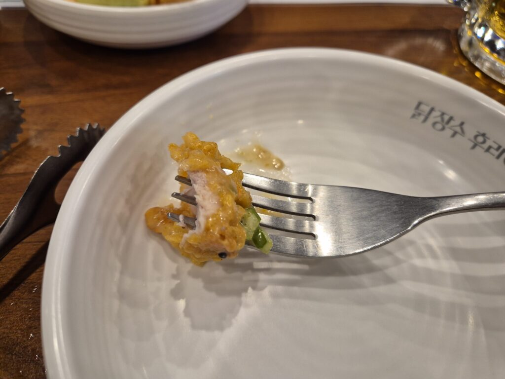 하림 닭을 사용해서 닭 육즙이 미쳤다.