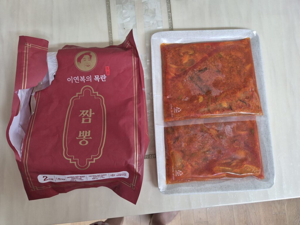 이연복 짬뽕 구성 짬뽕탕 2봉지