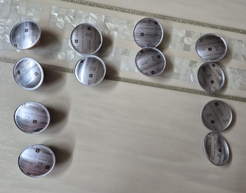 버츄오 플러스 커피머신 구매할때 챙겨준 캡슐 커피 종류